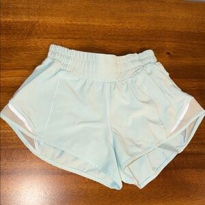 Women's Light Blue Athletic Shorts
